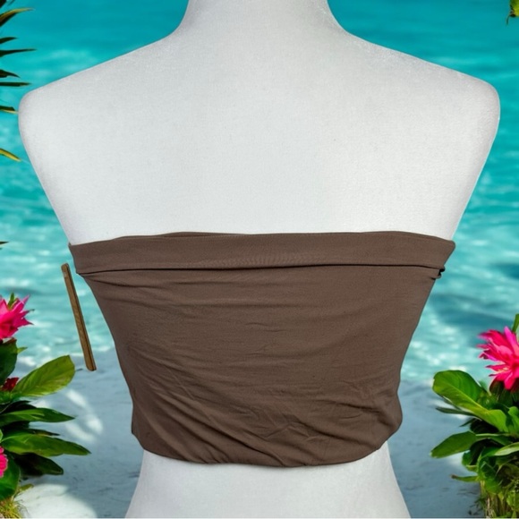 SKIMS | Fits Everybody Bandeau Bralette in Umber 2X NWT - Picture 2 of 5